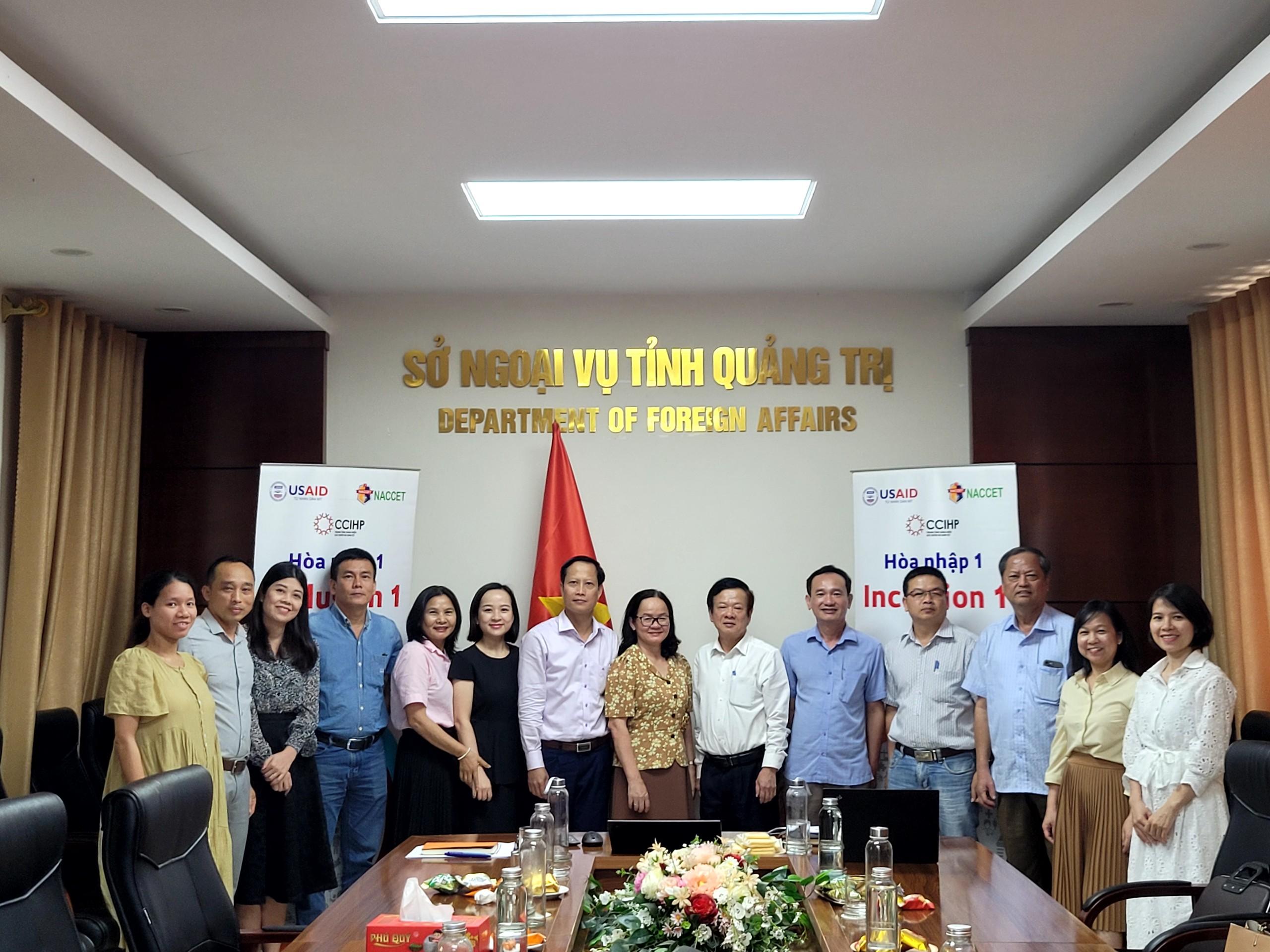 Họp Giao ban kết quả hoạt động quý I và kế hoạch quý II/2024 dự án Hòa nhập 1 tại tỉnh Quảng Trị
